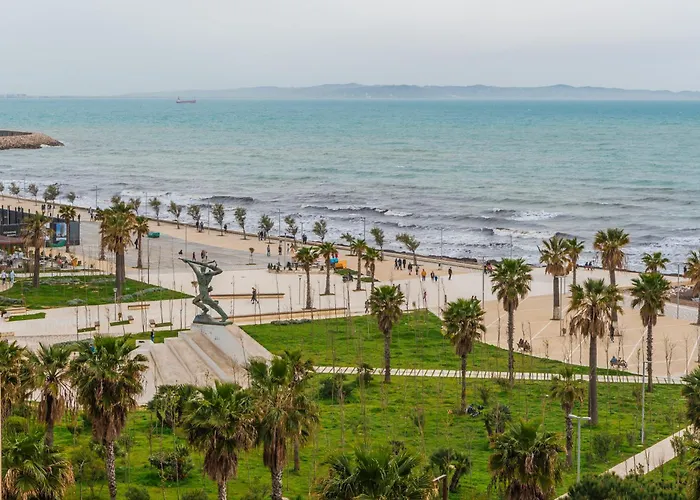 Vollga Promenade With Full Sea And Old Town View 1 Durres