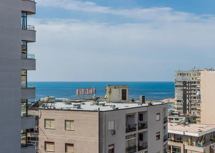 Vollga Promenade With Full Sea And Old Town View 1 Durrës