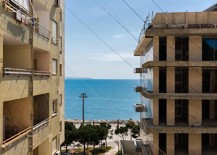 Vollga Promenade With Full Sea And Old Town View 1 * Durrës
